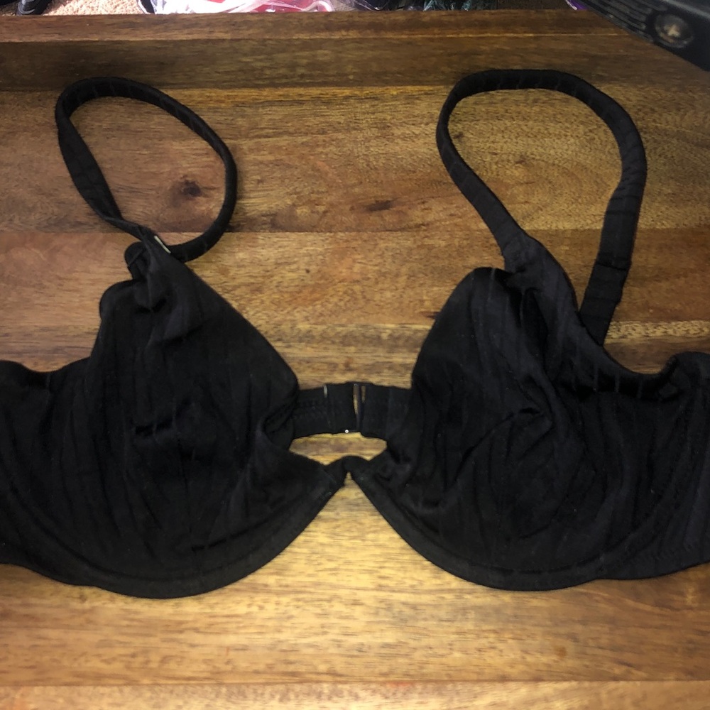 aerie Black Underwire Bra with Molded Cups